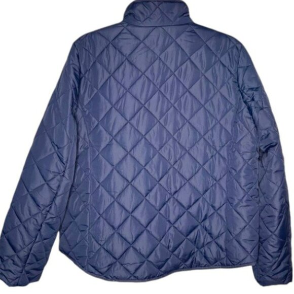 J. Crew Factory Diamond Quilted Jacket - Navy - XL - Picture 7 of 13